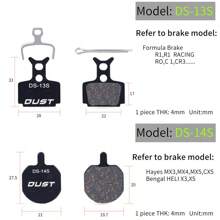 一对高性能半金属碟刹片 - 增强制动力、耐用性和流畅的骑行体验，适用于BB5和BB7液压刹车 - 是山地车、公路车和通勤自行车的理想之选