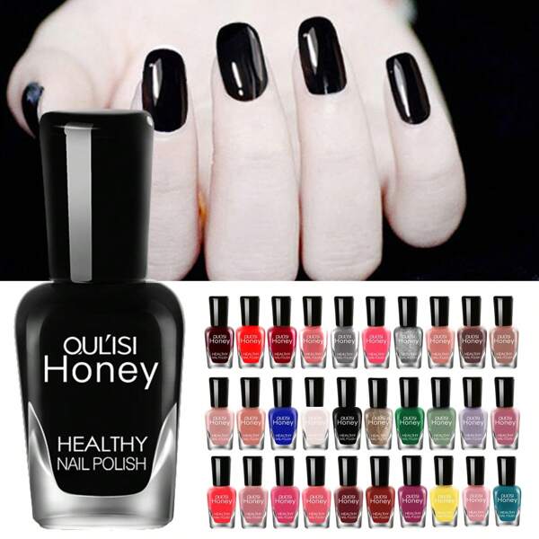 Fast Drying No-Bake Nail Polish, 40 Colors Available, Long Lasting, Odorless, Summer Essential, Water-Proof, Peel-Off.Christmas Nails, Y2k,