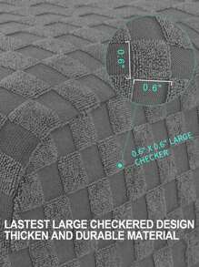 1pc High Waterproof Elastic Dining Chair Cover, Four Seasons Modern Polyester Washable Dustproof Chair Protector For Restaurant And Hotel - Grey - View 2