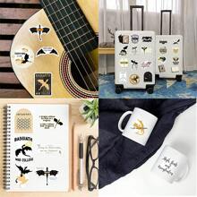 100 Miếng Viết tháu Hình dán Đối với Trang trí Đàn ghi ta , Quyển sổ , Hành lý Không thấm nước Và DIY - Nhiều màu - Xem 4