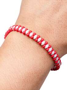 Pulsera Ilde de Shango Arroz Yoruba Protección - Rojo - Ver 2