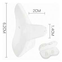 Pezonera Para Lactancia, Incluye 2 Protectores Para Pezón - transparente - Ver 5