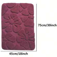 Siêu Mềm Nước Sợi siêu mịn Phòng tắm Thảm , Bồn tắm Đối với Phòng tắm Không trượt Máy giặt được Đối với - màu xanh da trời - Xem 8