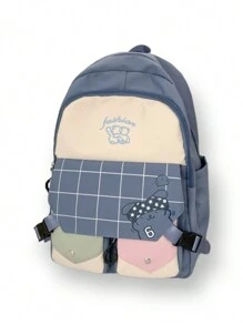 Women Fashion Backpacks - 藍色 - 查看 4