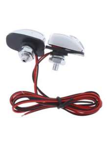 Windshield Wiper Nozzle With Light Water Jet Nozzle Universal Pair - White - View 2