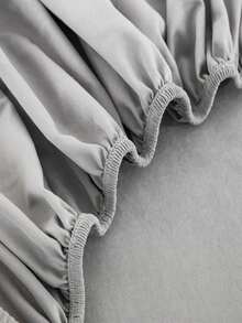 New Arrivals A-Grade Soft And Skin-Friendly 150g Twill Warm Skin Cloud Satin Bedding Set (3pcs) - grey - View 4