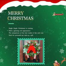 聖誕花環小丑門掛裝飾,用於節日派對氛圍/營造節日氛圍/派對場所裝飾/小偷花圈掛牆