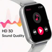 SIMSONLAB 1 PC 1.83 Inch Silicone Strap Sporty Smart Watch With Alarm Clock Waterproof Smart Watch , Square Dial To Chose, Men Women Universal Applicable Daily Fashion Wireless Ladies Smart Watch, Compatible With Android & IPhone