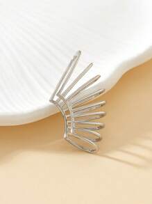 1pc Simple Geometric Line Design Ear Cuff For Women Without Piercings