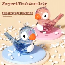 教育口哨玩具兒童創意注水鳥口哨吹奏樂器玩具號角,聖誕節男女孩子禮物 - 粉色 - 查看 6