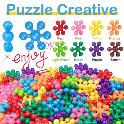 200pcs Building Blocks For Boys And Girls Ages Three And Up, Stem Educational Toys For Brain Development, Focusing And Attention Development, Dexterity Training, Christmas Party Favors