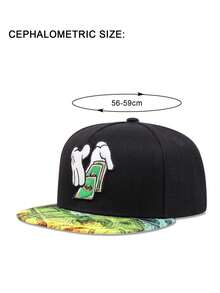 1顶时尚个性化双手工刺绣男士棒球帽