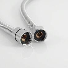 1入59英吋不鏽鋼柔性淋浴軟管,浴室淋浴間用品,銀色