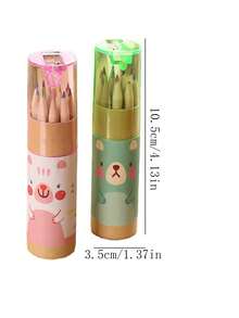 12pcs Cartoon Pencils