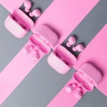 GO Air POP True Wireless Earbuds Headphones Pink - Pink - View 4