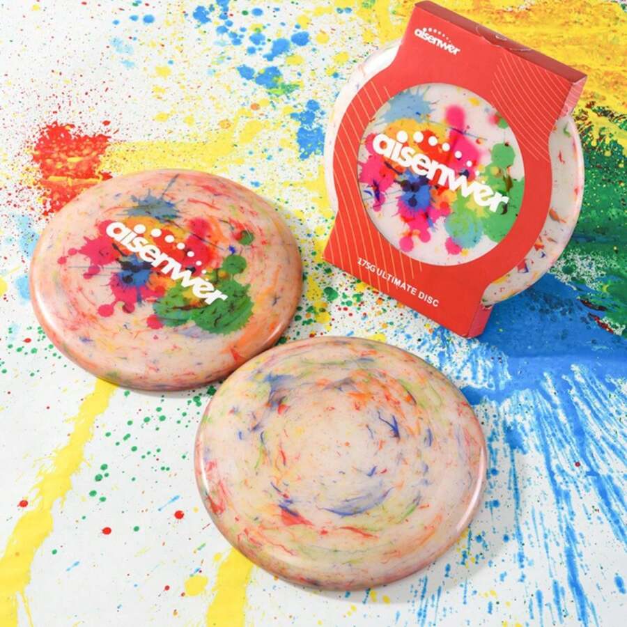 Outdoor Sports , Rainbow Colored Disc For Ultimate Game And Beach - Multicolor - View 1