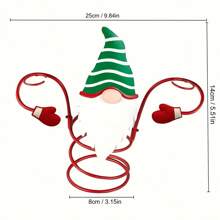 1pc Wine Glass Holder, Snowman Christmas Old Man Wine Glass Rack, Holiday Atmosphere Decoration, Room Decoration, Kitchen Decoration