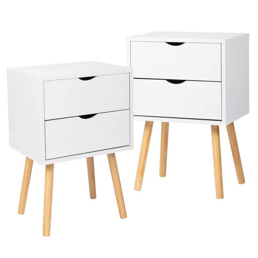 Nightstands - White - View 1