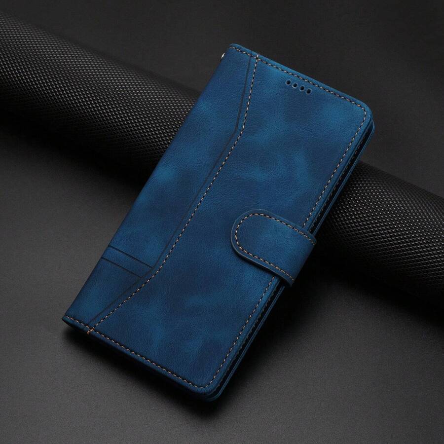 藍色紋理TPU卡片支架手提套，適用於蘋果，三星，紅米，歐珀等保護殼