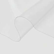 1 Pieza Protector Para Mantel De Mesa Transparente Impermeable De Plástico Vinílico, Adecuado Para Mesa De Comedor, Reuniones Y Festivales - transparente - Ver 2