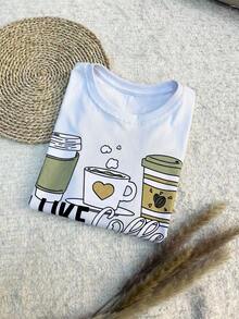 Women T-Shirts - 白色 - 查看 2