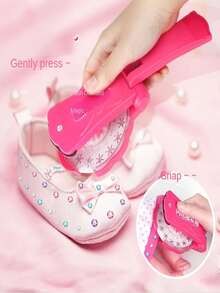 360 Piezas Pegatinas De Joyas Mágicas Para El Cabello Con Aplicador De Pedrería, Adecuado Para Juegos De Simulación De Niñas - Multicolor - Ver 3