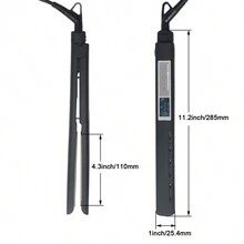 智能觸控界面-mch數字納米鈦陶瓷直髮器,搭載互動技術,自動溫度設定個性化 - 黑色 - 查看 5
