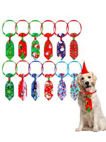 1pc New Arrival Small Pet Christmas Bow Tie For Cats And Dogs, Random Color - Multicolor - View 1