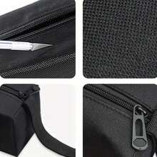 1 Bolsa De Herramientas, Bolsa De Almacenamiento, Kit De Dispositivo Pequeño Portátil - Negro - Ver 4