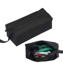 1 Bolsa De Herramientas, Bolsa De Almacenamiento, Kit De Dispositivo Pequeño Portátil - Negro - Ver 2