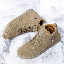 Nam Giày ống - Màu Khaki - Xem 4