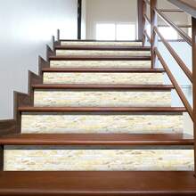 12/24/48入組2.36*9.68英寸復古大理石紋自粘陶瓷磁貼,光澤防水乙烯基壁紙裝飾麵貼和貼花,可拆卸diy家居裝飾翻新貼花,適用於廚房、浴室和防濺板 - 彩色 - 查看 12