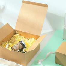 5 cái Nâu Hộp quà tặng Đóng gói Giấy kraft Hộp quà tặng với Lids    Đối với Món quà , Chế tạo , Lễ cưới , Sinh nhật , Buổi tiệc , Bánh nhỏ , Giáng sinh Hộp Quà , Buổi tiệc Đồ trang trí - màu nâu - Xem 3