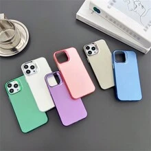 Electroplated Lens Phone Case - Pink - View 4