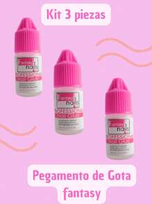 3 Piezas Resina Para Uñas En Gota 3g - transparente - Ver 1