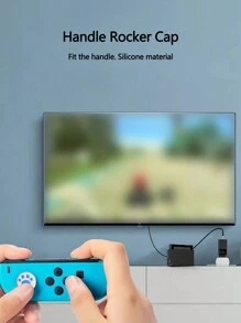 10 Stücke Zufällige Farbe Katzenpfotenförmige Silikon Gamepad Joystick Knopfschutz-abdeckung, Kompatibel Mit Switch Und Switchlite Steuersticks