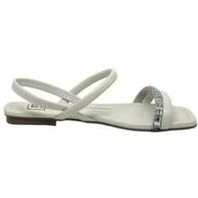 Women Flat Sandals - trắng - Xem 2