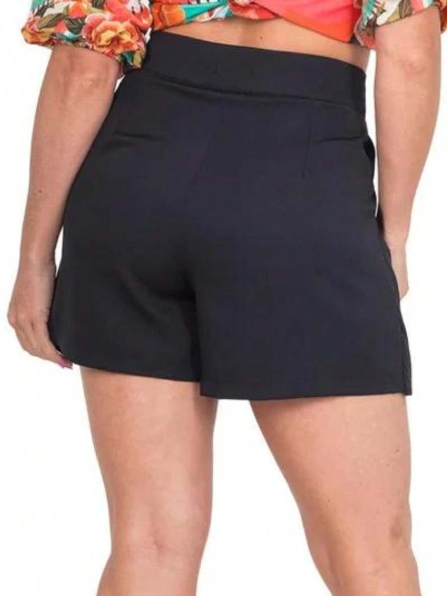 Women Denim Skirts - 黑色 - 查看 1