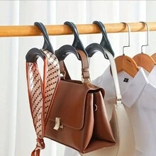 5 cái/gói Đa chức năng Móc ví , Túi xách tay Móc áo Với Hình vòm Thiết kế Đối với Cà vạt , Khăn quàng cổ , Nhà  Lưu trữ , Tủ đóng tường Tổ chức - Nhiều màu - Xem 6
