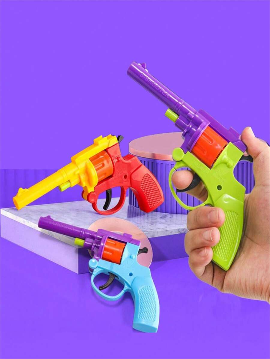 3d列印重力蘿蔔槍,迷你左輪手槍,玩具1911蘿蔔刀 - 彩色 - 查看 1