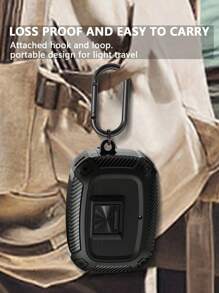 1 Miếng Đen Sợi carbon Mẫu Chống giọt bắn TPU Tai nghe Đối với Phòng thu + Tai nghe Với Từ tính Khóa , Bảo vệ lột vỏ - màu đen - Xem 5