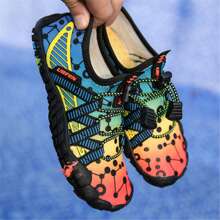 Water Shoes For Kids Boys Girls Aqua Socks Barefoot Beach Sports Swim Pool Quick Dry Lightweight Toddler Little Big Kid - 藍橙 - 查看 7