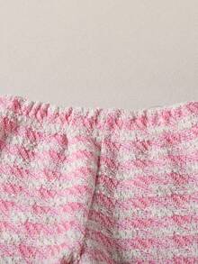 Em bé Cô gái 2 Miếng Bộ Tay áo dài Áo & Quần loe Giải trí - Hồng - Xem 5