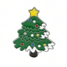 1 cái Của Phim hoạt hình dễ thương Trâm cài , Cá nhân hóa Cây thông noel Huy hiệu , Đơn giản Phụ kiện Kim băng , Vòng cổ Kim băng , Thích hợp Đối với Quần áo , Túi Trường học  Và Khác Đồ trang trí - Nhiều màu - Xem 4