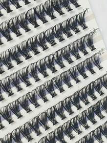 240 片 30D 9-16 毫米 D 卷曲簇状睫毛单根睫毛睫毛延长簇状睫毛柔软自然假睫毛单根 DIY 睫毛延长睫毛簇、睫毛簇、单根睫毛、睫毛、假睫毛 - 米色 - 查看 4