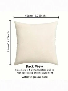 1 Miếng Giáng sinh Đỏ  Lanh Phong cách hiện đại Trang trí Vỏ gối Với Cây thông Noel ( Không có Gối Cốt lõi ) 45cm*45cm/17.72 , Hình vuông , In Một Bên , Có khóa kéo Khép kín , Mềm mại Và Thoải mái , Thích hợp Đối với Lễ hội Tâm trạng Giáng sinh - Đỏ và trắng - Xem 6