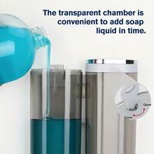 3pcs Wall Mounted Soap Dispenser - White - View 4