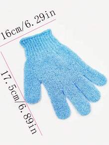 1pc Bath Exfoliating Glove - Blue - View 5