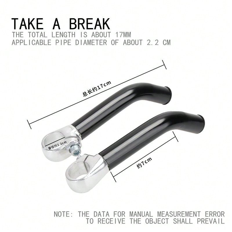 1 Paire De Petits Guidons Auxiliaires De Vélo De Montagne