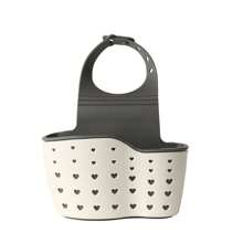 1 Pieza Organizador De Cesta De Esponja De Fregadero De Cocina, Soporte De Grifo Organizador De Estante De Almacenamiento - Multicolor - Ver 7